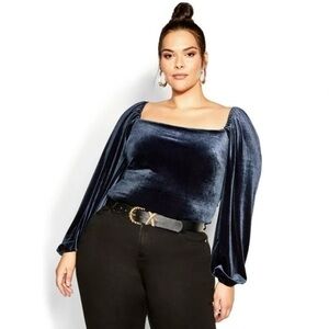 City Chic Rebecca top